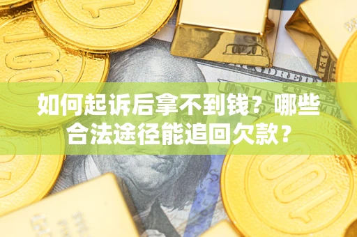 武汉如何起诉后拿不到钱？哪些合法途径能追回欠款？