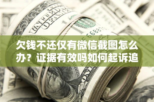 武汉欠钱不还仅有微信截图怎么办？证据有效吗如何起诉追回欠款？