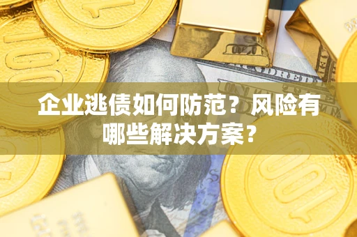 武汉企业逃债如何防范？风险有哪些解决方案？
