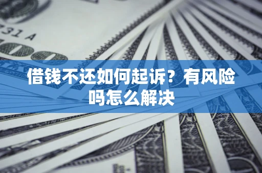 武汉借钱不还如何起诉？有风险吗怎么解决