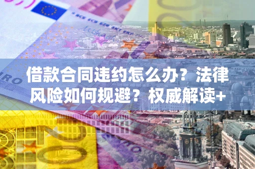 武汉借款合同违约怎么办？法律风险如何规避？权威解读+实用指南