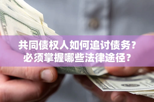 武汉共同债权人如何追讨债务？必须掌握哪些法律途径？