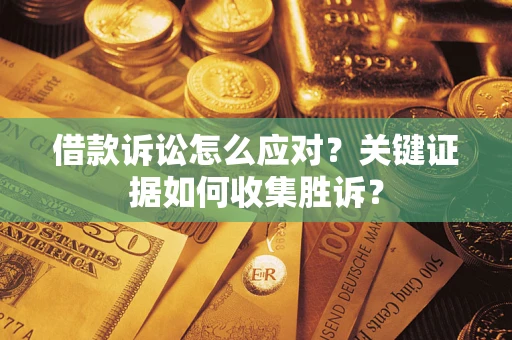 武汉借款诉讼怎么应对？关键证据如何收集胜诉？