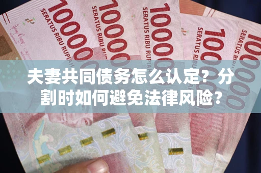 武汉夫妻共同债务怎么认定？分割时如何避免法律风险？